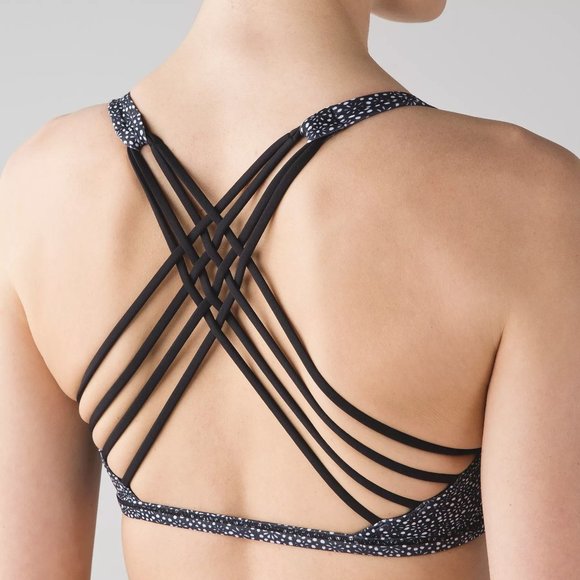 lululemon athletica Other - Lululemon Athletica Free To Be *Wild Strappy A/B Sports Bra Size 8